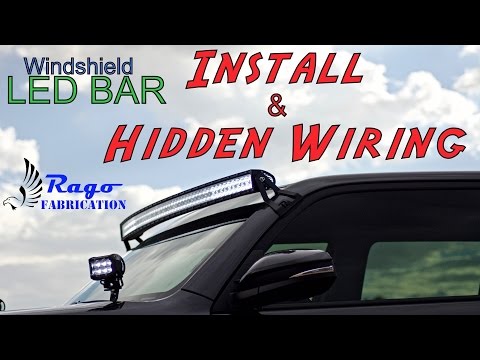 YouTube video about: Where to run wires for roof light bar?