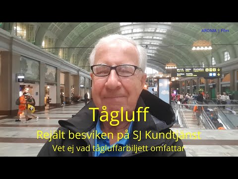 2021-06-23 TÅGLUFF - Rejält besviken på SJ Kundtjänst - Vet ej vad tågluffarbiljett omfattar