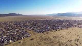 preview picture of video 'Drone's Burning Man 2014 (Not by Slipstream)'