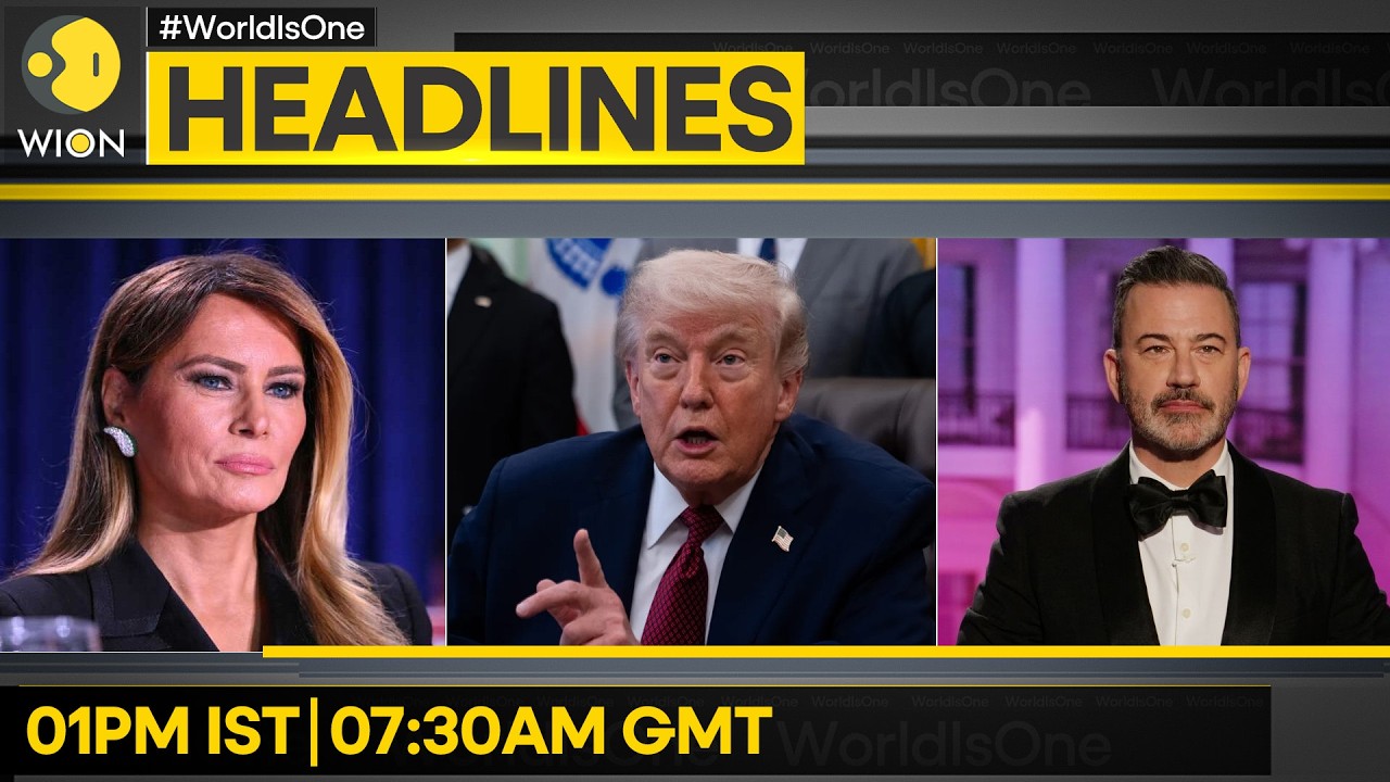 Kimmel Says Melania Joke Misconstrued | Ukrainian Drones Hit Russia's Refinery | WION Headlines
