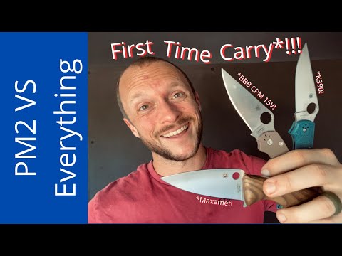 The HEAVY HITTERS! K390 CPM 15V & Maxamet Spyderco Showdown