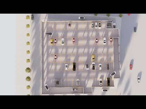 Rendering animation Parking lot In D5