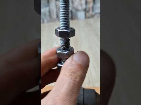 Threaded Rod Hack: Easy Way to Make Rod Extensions! #shorts #lifehack #diy