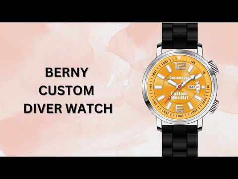 Is this cheap Orange Berny Diver Watch worth it? (Customized)