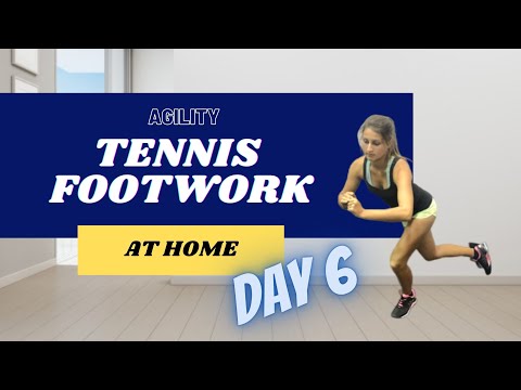 5 Minute Tennis Footwork! Day Six: Tennis Agility