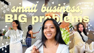 solving all of my small business problems in 48 hours // entrepreneur productivity girlie vlog