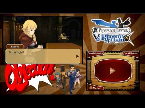 Prof. Layton vs. Phoenix Wright: Ace Attorney pt79 - Talk About Crossover Testimony!