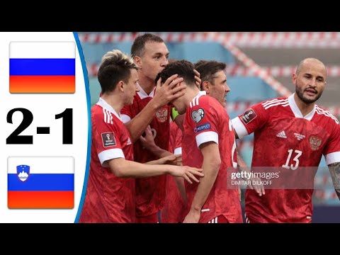 Russia vs Slovenia 2-1 All Goals & Highlights 27/03/2021 HD