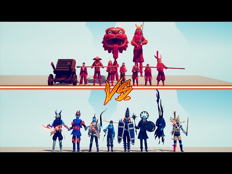 DYNASTY TEAM vs EVIL TEAM - Totally Accurate Battle Simulator | TABS