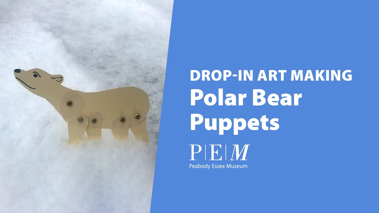 Create your own polar bear puppet - tutorial