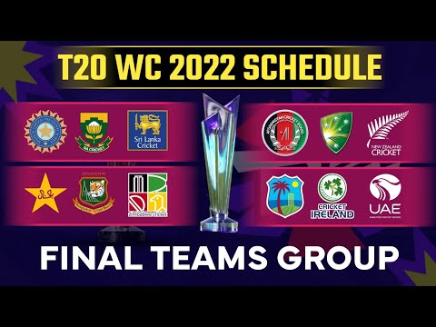 T20 World Cup 2022 Schedule | T20 WC Groups 2022 | IND, PAK, AUS, SL, NZ | Dr. Cric Point