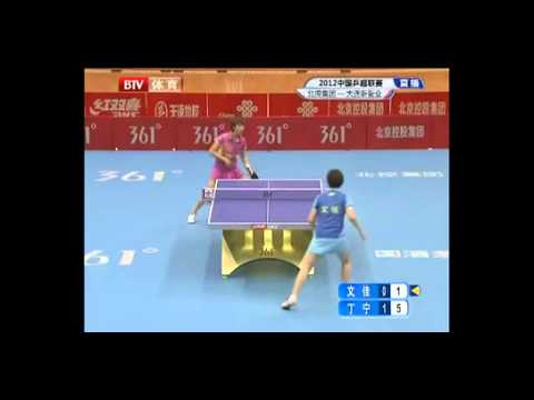 2012 CTTSL (women) Ding Ning - Wen Jia [Full Match/Chinese|low quality]