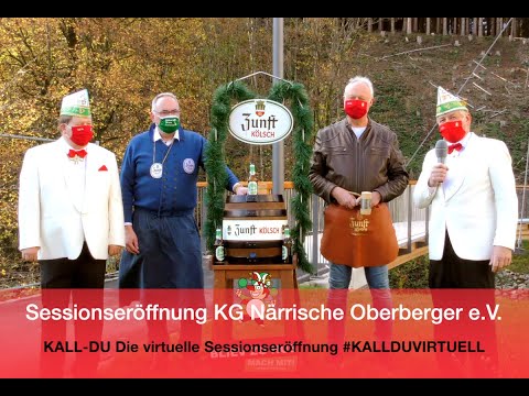 Virtuelle Sessionseröffnung der KG Närrische Oberberger 2020