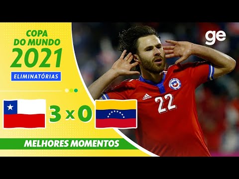Gols e lances de Chile x Venezuela