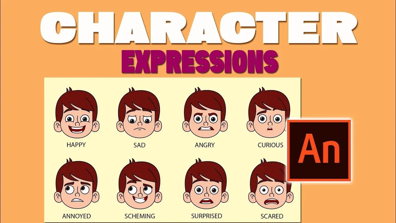 Character Animation with Animate  Lesson 11 - Character Facial Expressions