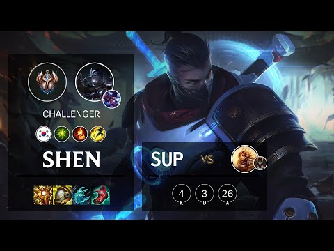 Shen Support vs Leona - KR Challenger Patch 11.24