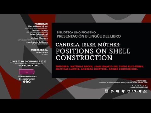 Presentación del libro Candela, Isler, Müther: Positions on Shell Construction (BAM