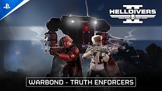 Helldivers 2 - Truth Enforcers Warbond | PS5 & PC Games Trailer