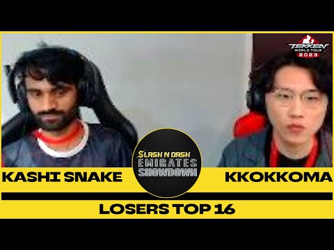 Kashi Snake vs Kkokkoma Top 16 Losers - Tekken 7 | Slash N Dash Emirates Showdown 2023 #slashndash