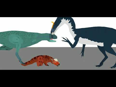 My Dino Battle S1 : Cryolophosaurus vs Carnotaurus