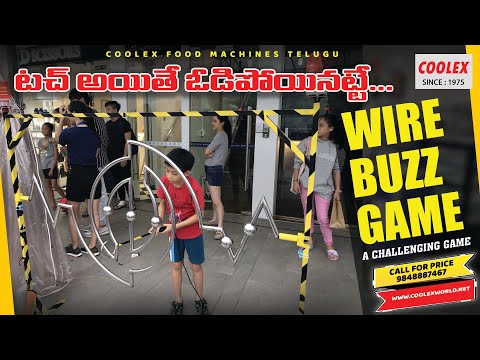 Steady Hand Challange Shock Reaction Maze Buzz Wire Game