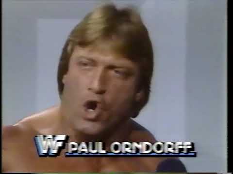 Paul Orndorff cuts a promo on Hulk Hogan Mr. T - 3/2/1985 - WWF