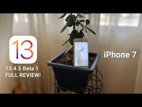 iOS 13.4.5 Beta 1 On iPhone 7!! || Should You Update?