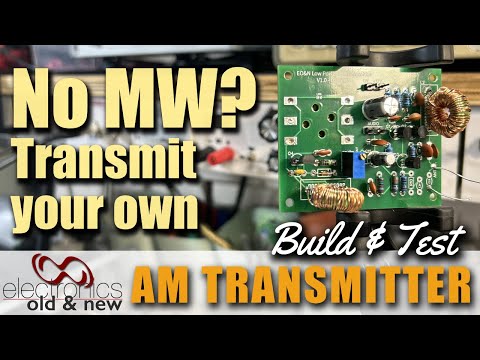DIY Transmitter for the MW Band: Stream Music & Test Tube Radios  #pcbway#