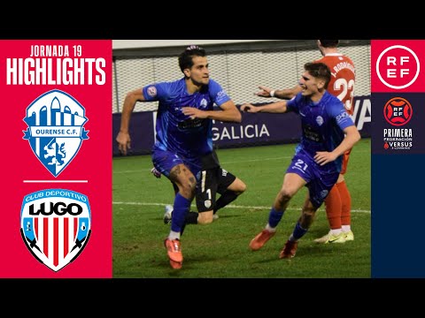 Resumen #PrimeraFederación | Ourense CF 2-1 CD Lugo | Jornada 19 | Temporada 2024/25