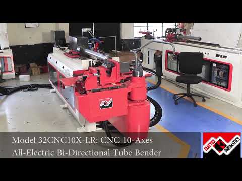 Model 32CNC10X-LR: CNC 10-Axes All-Electric Bi-Directional Tube Bender