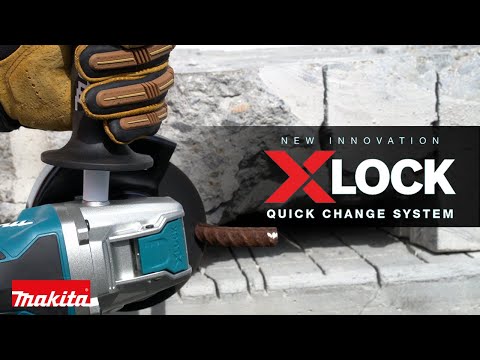 Makita 18V LXT Brushless Lithium-Ion 4-1/2 Inch/5-Inch Cordless X-LOCK Angle Grinder with AFT
