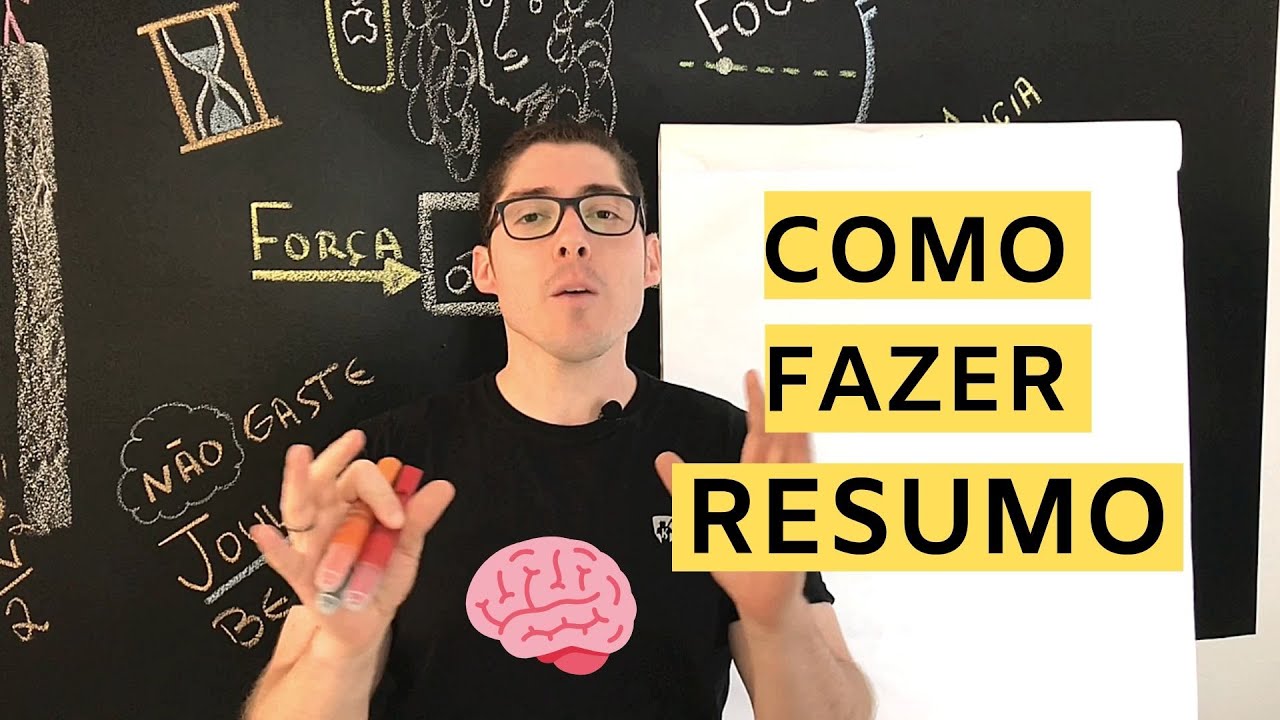 COMO FAZER RESUMO (ANOTAR PALAVRAS CHAVE)