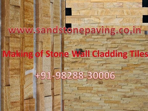 Teak Sandstone Wall Panel With Split Face For Exterior & Interior Wall