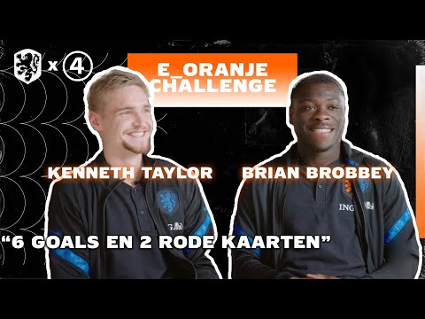 ⚔️🔶 Jong Oranje x E_Oranje | Brian Brobbey & Nick den Hamer 𝘃𝘀 Kenneth Taylor & Dani Visser