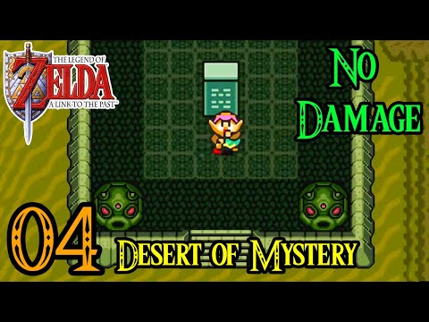 Zelda A Link to the Past  SNES 100% Walkthrough - Part 4 - Book of Mudora - Desert