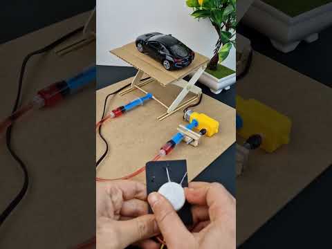 Car lifting #dcgearmotor #dcmotor #techexperiments