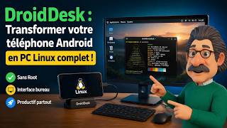 DroidDesk, transformer votre téléphone Android en PC Linux complet !
