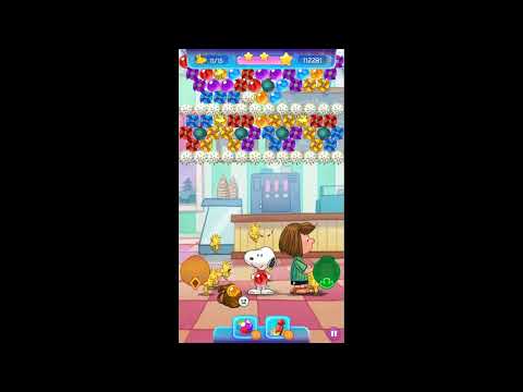 Snoopy Pop Level 124 -- AppLevelHelp.Com
