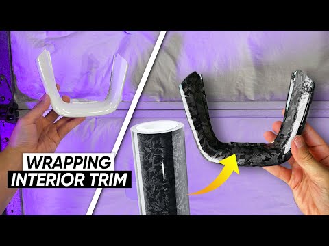 How To Wrap Interior Trim!