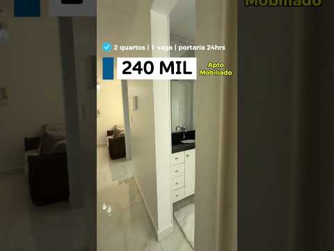 2 quartos, 100% Mobiliado - ouro fino, sjp