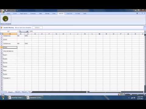 Excel Zip Codes Convert, Lookup & Format Software