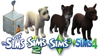 ♦ Sims vs Sims 2 vs Sims 3 vs Sims 4 : Puppies (Dogs Part 3)