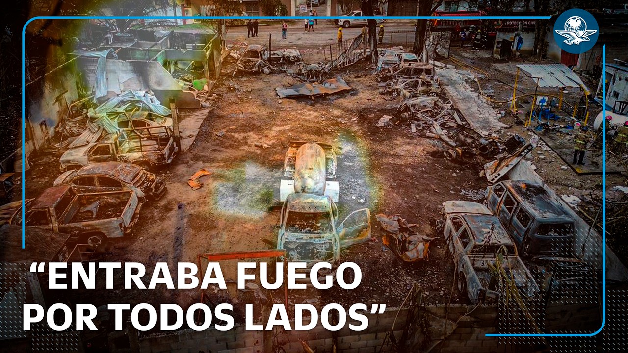 “Todo se llenó de fuego”: explosión en gasera provoca pánico y daños