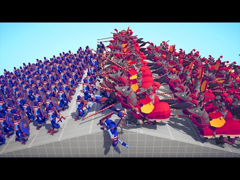 100x SNOW VIKING ARMY 🪓 vs ⚔️ 100x RENAISSANCE ARMY / Totally Accurate Battle Simulator ( TABS )