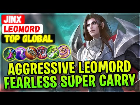 Aggressive Leomord, Fearless Super Carry [ Top Global Leomord ] Jinx - Mobile Legends Emblem Build