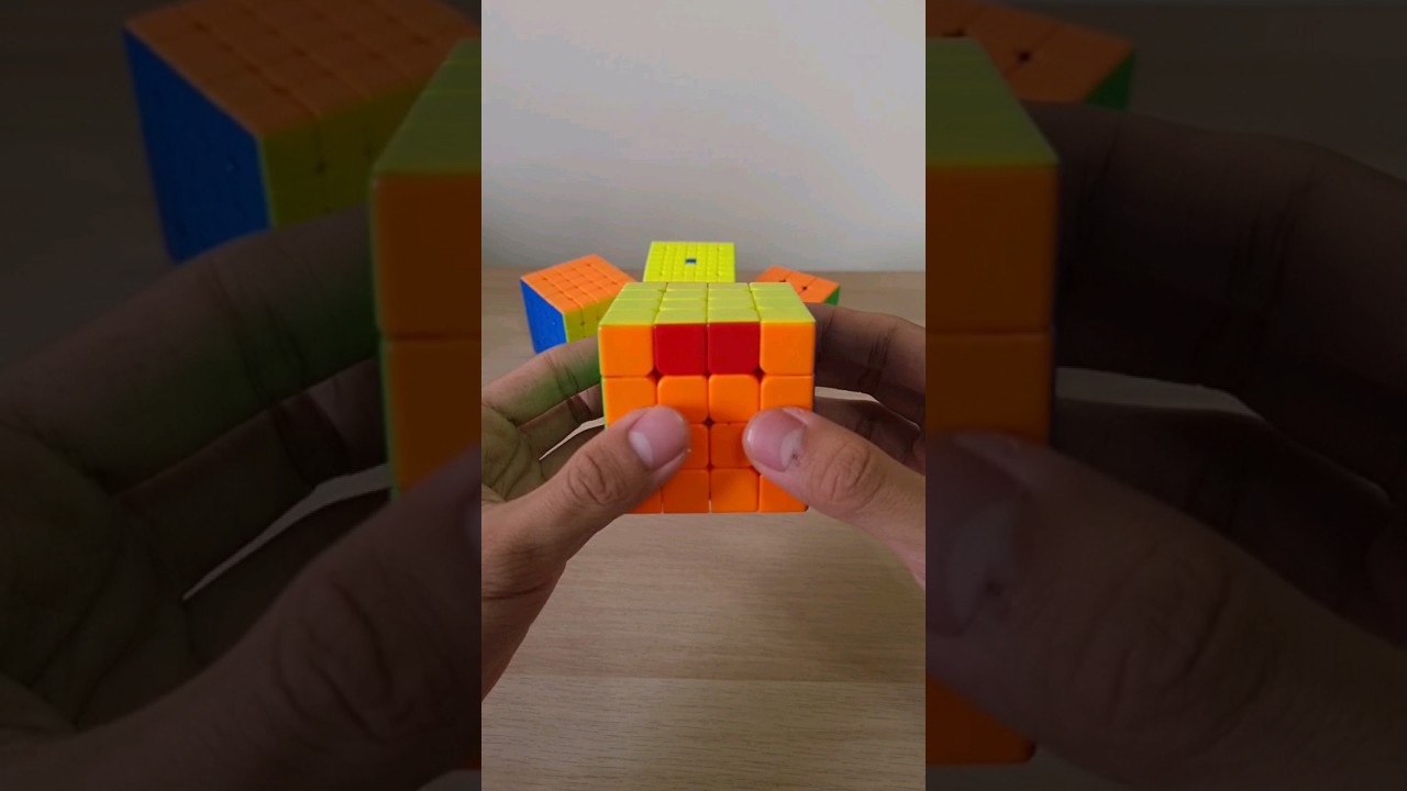 4x4 PLL parity No Algorithm! | Tutorial #cube #cubing #rubikscube