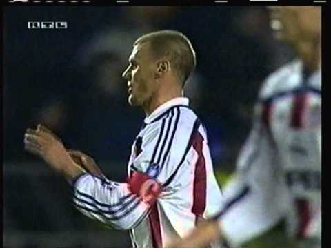 2001 (October 31) Sparta Prague (Czech Rep) 0-Bayern Munich (Germany) 1 (Champions League)