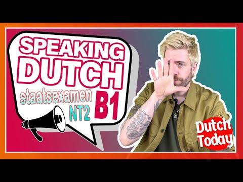 SPREKEN oefenen B1 NT2 // NEDERLANDSE LES // DUTCH LESSON