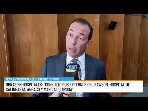 Hospital Rawson: avanzan las obras de los consultorios externos para adultos y niños