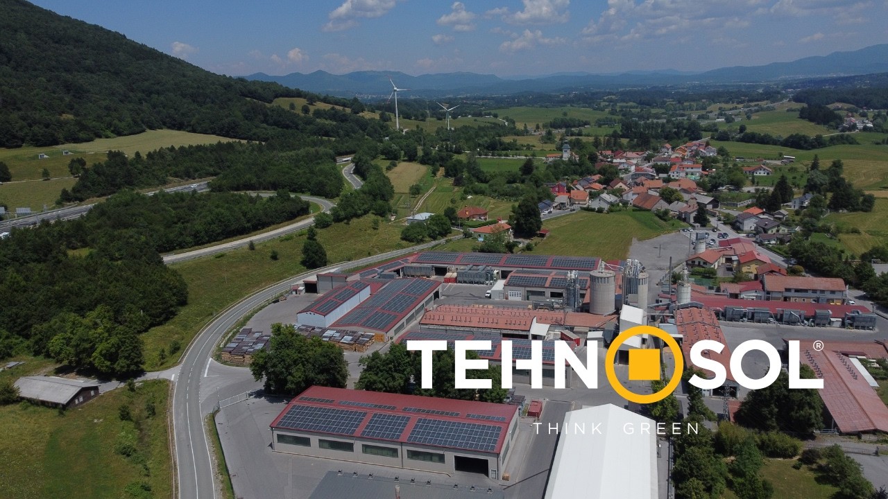 TEHNOSOL Solar Power Plant and Battery Storage Razdrto